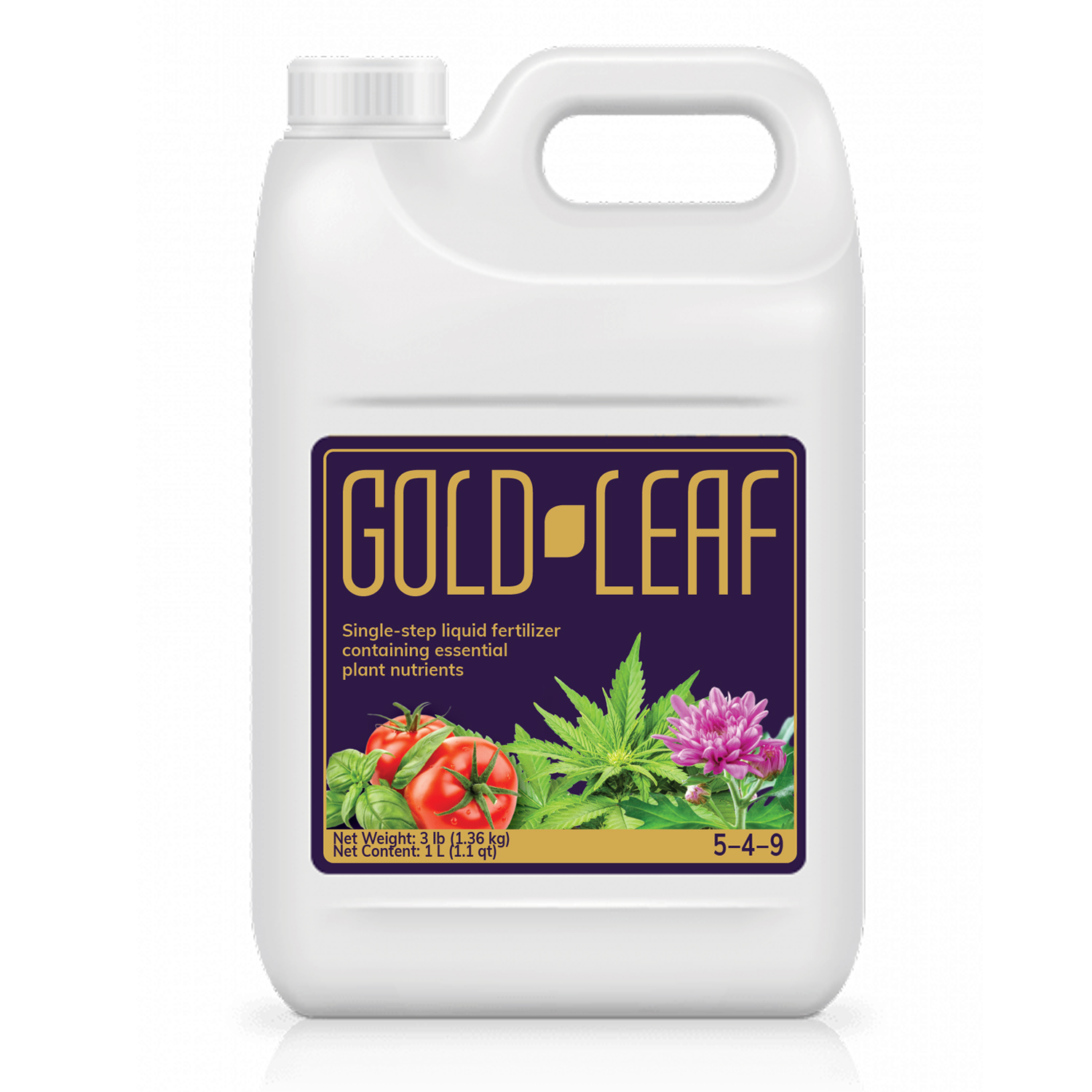 1 Liter Bottle - Gold Leaf Liquid Fertilizer