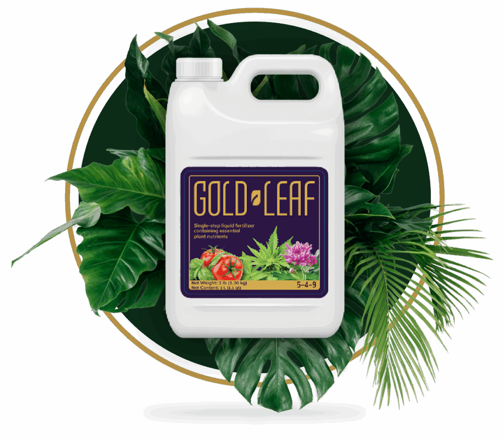 Gold Leaf Fertilizer Bottle All-in-One